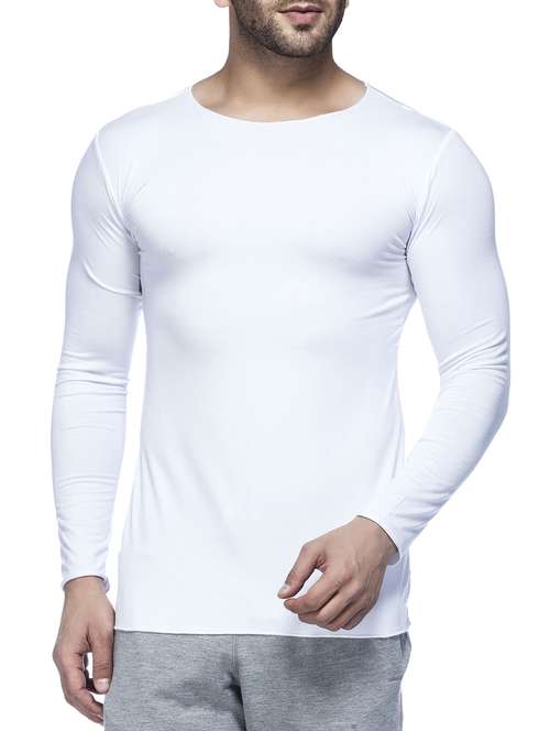 white viscose t-shirt - 11103411 - Very Small Image - 1