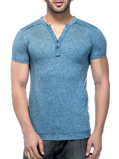 blue linen tshirt - 11103440 - Very Small Image - 1