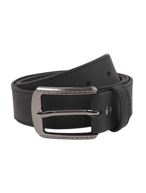 black color, leatherette belt - 11358447 - Very Small Image - 1