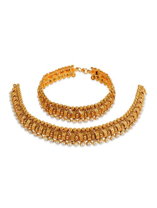 gold tone anklets - 12794584 - Very Small Image - 1