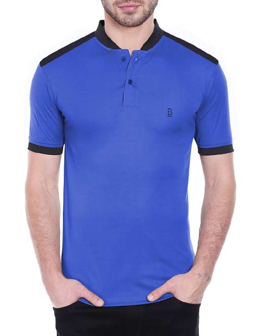 blue polyester tshirt - 12810281 - Very Small Image - 1