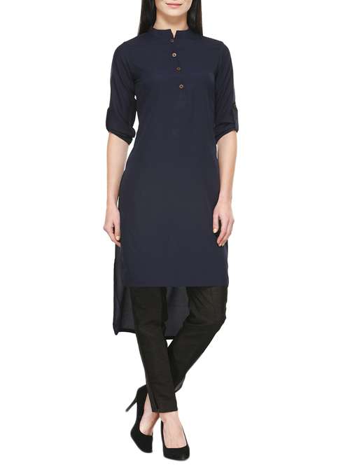 women's high-low kurta - 12962066 - Very Small Image - 1