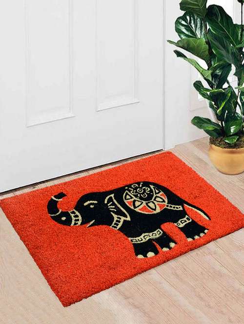 saral home premium quality heavy duty coir mat -40x60 cm - 12996818 - Very Small Image - 1