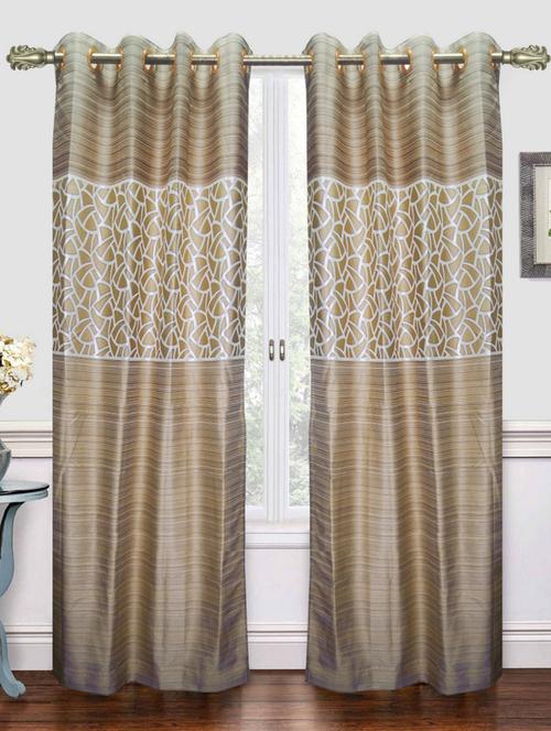 bianca beige designer door curtain - 13862564 - Very Small Image - 1