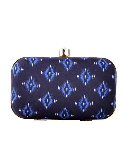 blue cotton box clutch - 13902120 - Very Small Image - 1