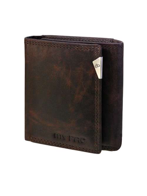 brown leather wallet - 14104365 - Very Small Image - 1