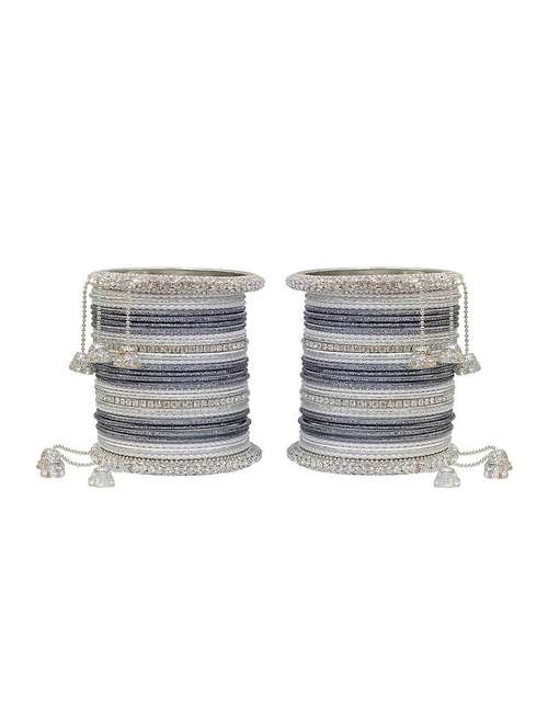 grey metal bangles - 14323726 - Very Small Image - 1