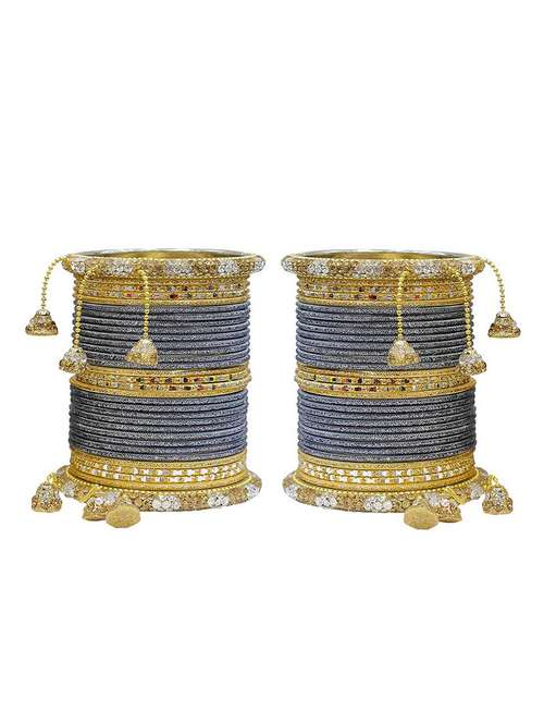 grey metal bangles - 14323766 - Very Small Image - 1