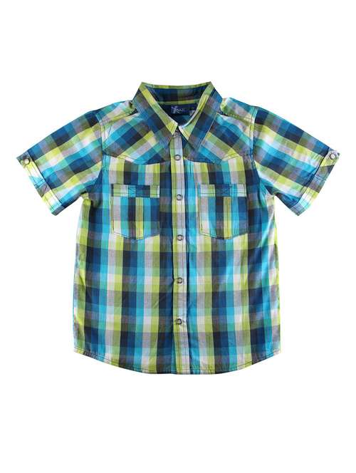 pocket patched checkered shirt - 14470316 - Very Small Image - 1