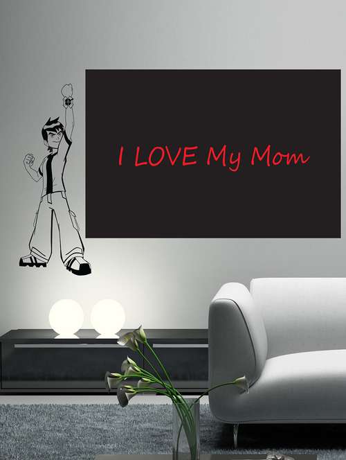 black vinyl wall decor - 14743481 - Very Small Image - 1