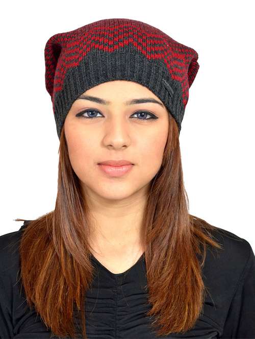 multi colored woolen cap - 14756280 - Very Small Image - 1