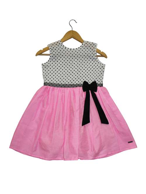pink cotton frock - 14759961 - Very Small Image - 1