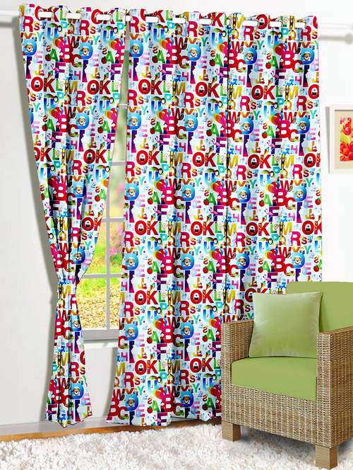 1 pc digital print door curtain-7 feet - 14970351 - Very Small Image - 1