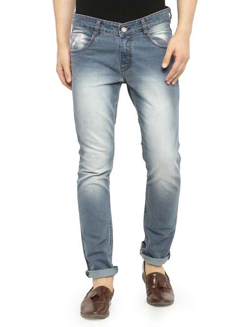 blue denim washed jeans - 15110042 - Very Small Image - 1