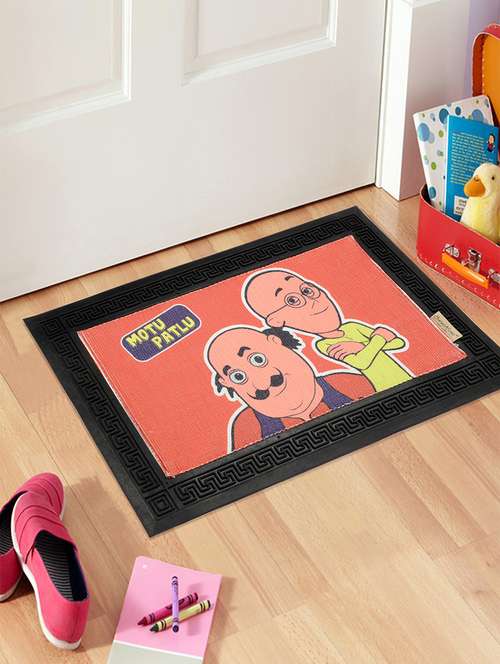 motu-patlu anti slip rubber door mat- 40x60 cm - 15143246 - Very Small Image - 1