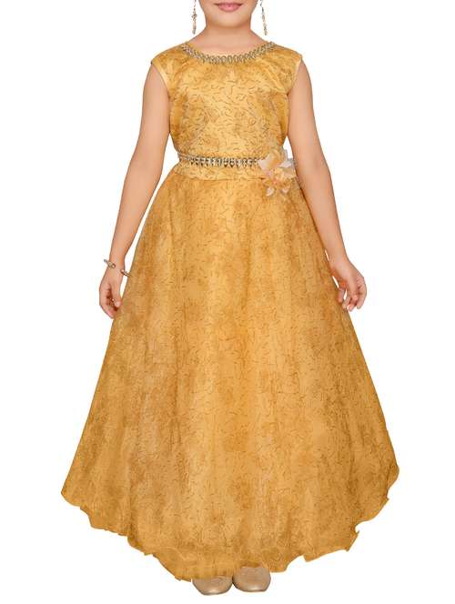 brown net gown - 15229949 - Very Small Image - 1