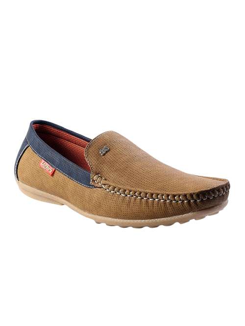 beige leatherette slip on loafer - 15312443 - Very Small Image - 1
