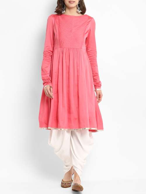 gota patti kurta with salwar set - 15438249 - Very Small Image - 1