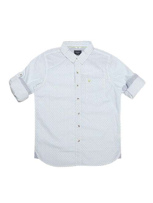 white cotton shirt - 15677139 - Very Small Image - 1
