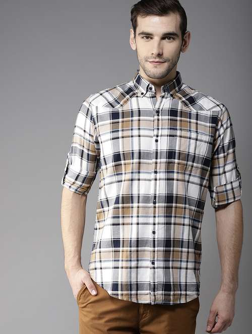 multicolor cotton casual shirt - 15696926 - Very Small Image - 1