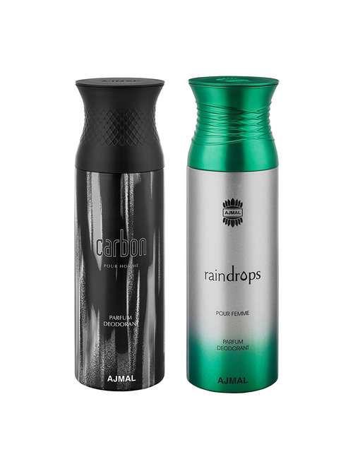 carbon & raindrops deodorants for men & women pack of 2 - 16021748 - Very Small Image - 1