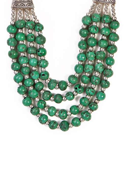women ethnic daily wear designer necklace - 16053477 - Very Small Image - 1