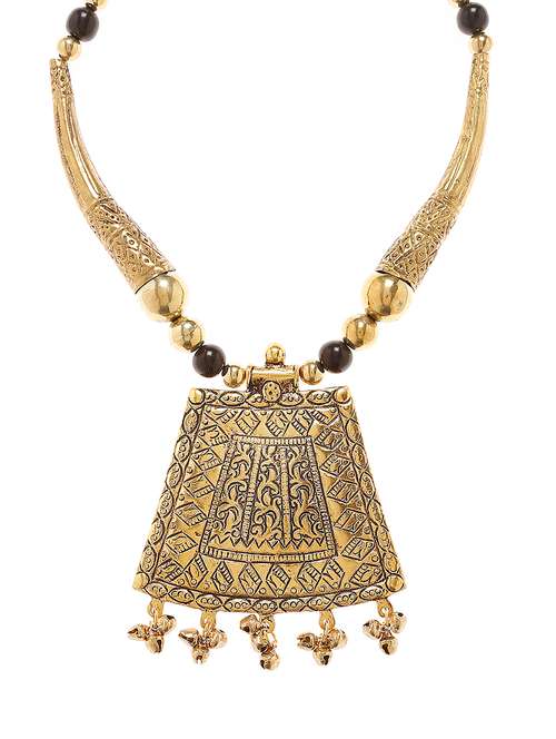 women ethnic daily wear designer necklace - 16053523 - Very Small Image - 1
