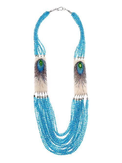 women ethnic daily wear designer necklace - 16053555 - Very Small Image - 1