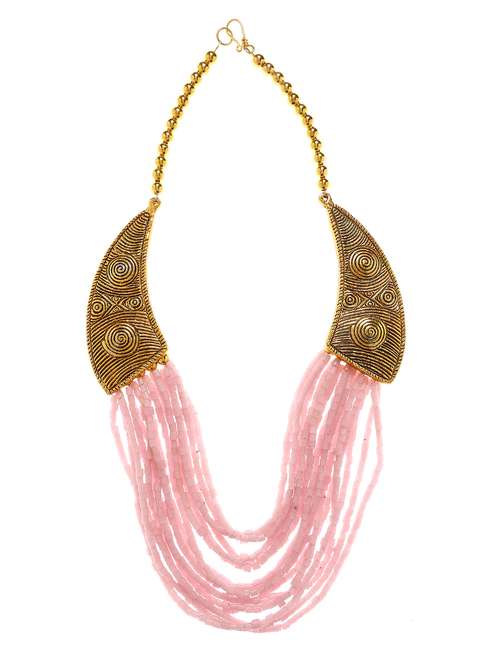women ethnic daily wear designer necklace - 16234663 - Very Small Image - 1