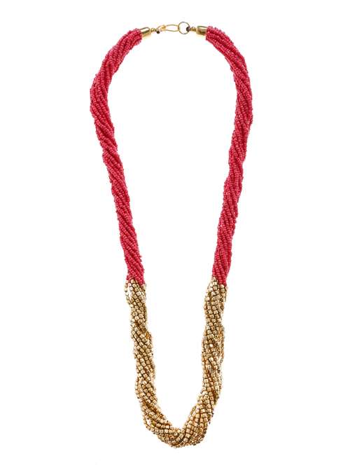women ethnic daily wear designer beaded necklace - 16234686 - Very Small Image - 1