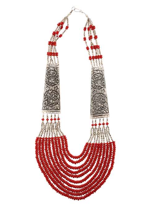 red metal necklace - 16234735 - Very Small Image - 1