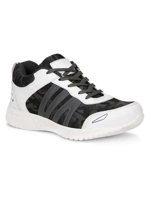 koxko grey fabric lace up sport shoes - 16524397 - Very Small Image - 1