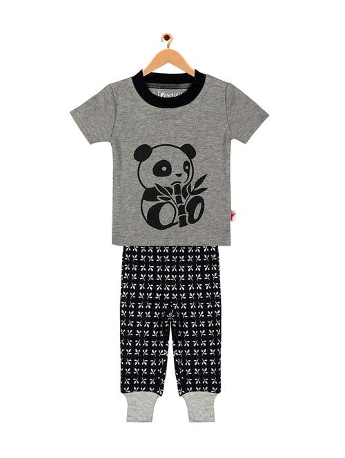 grey cotton full length set - 16553043 - Very Small Image - 1