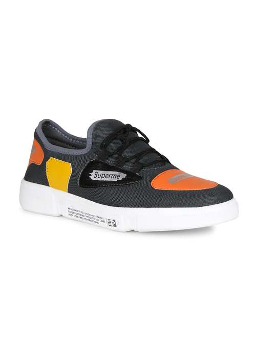 grey mesh lace up sneakers - 16585461 - Very Small Image - 1