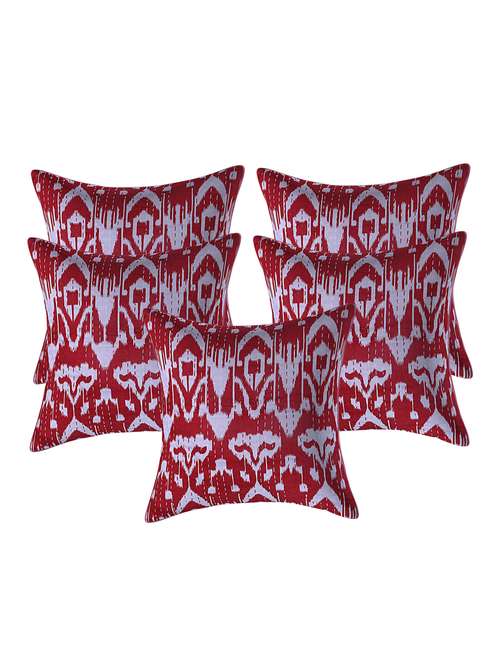 cotton kantha work cushion cover - 16662885 - Very Small Image - 1