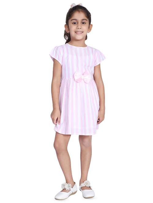 girls round neck sleeveless frock - 16668539 - Very Small Image - 1