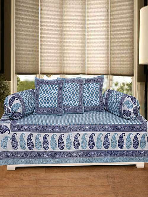 cotton printed diwan set - 16768709 - Very Small Image - 1