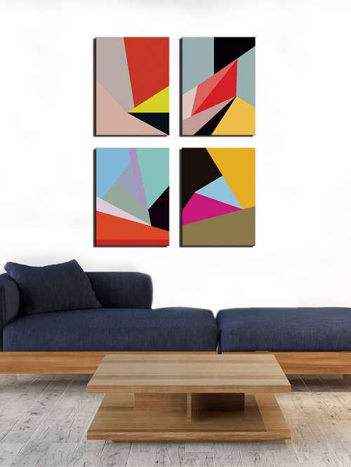 framed canvas painting (set of 4) - 16780446 - Very Small Image - 1