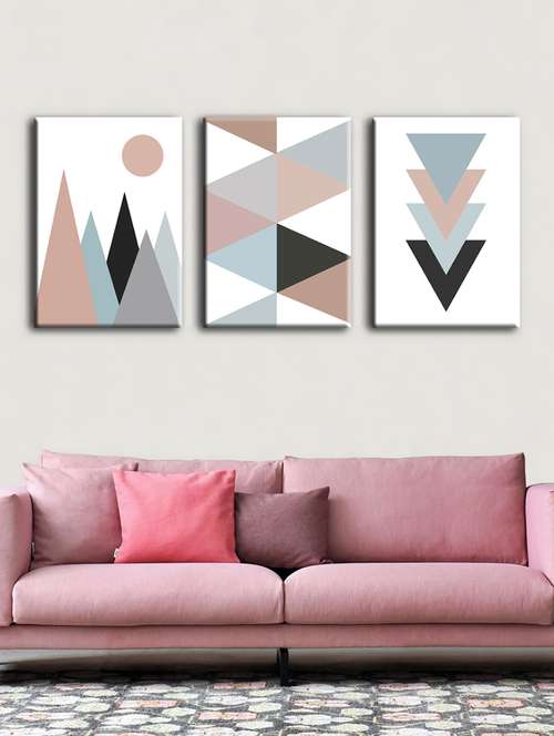 framed canvas painting (set of 3) - 16780448 - Very Small Image - 1