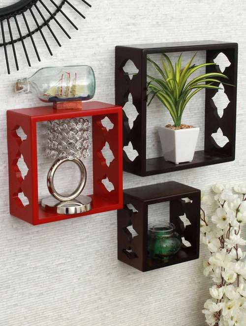 cube wall shelves (set of 3) - 16785666 - Very Small Image - 1