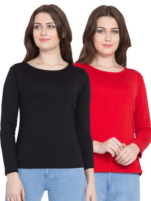set of 2 solid tee - 16845017 - Very Small Image - 1