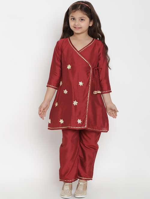 red cotton suit set - 16866411 - Very Small Image - 1