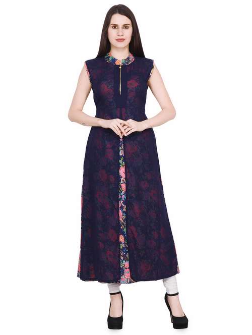 women's layered kurta - 16880578 - Very Small Image - 1