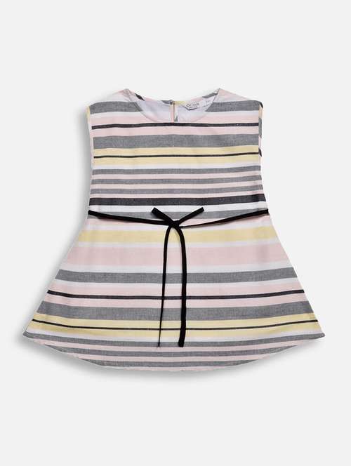multi colored rayon frock - 16914139 - Very Small Image - 1