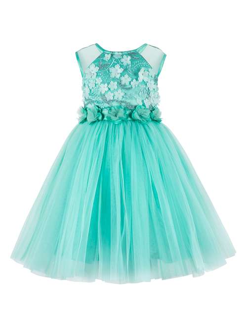 green net frock - 16917084 - Very Small Image - 1