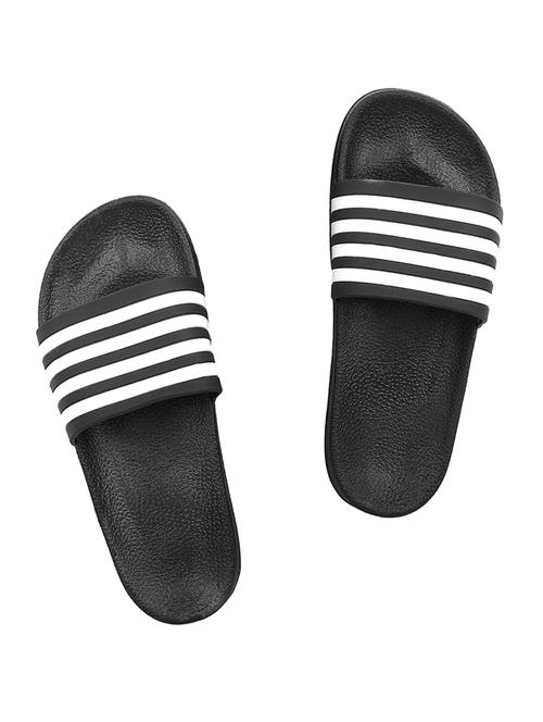 black slip on flip flops - 16934021 - Very Small Image - 1