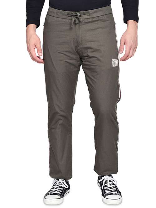 green side striped full length track pant - 16990899 - Very Small Image - 1