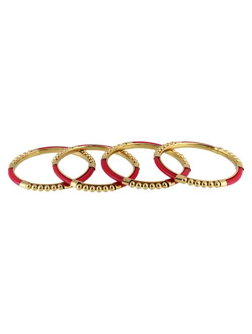 red gold plated bangles - 17005909 - Very Small Image - 1