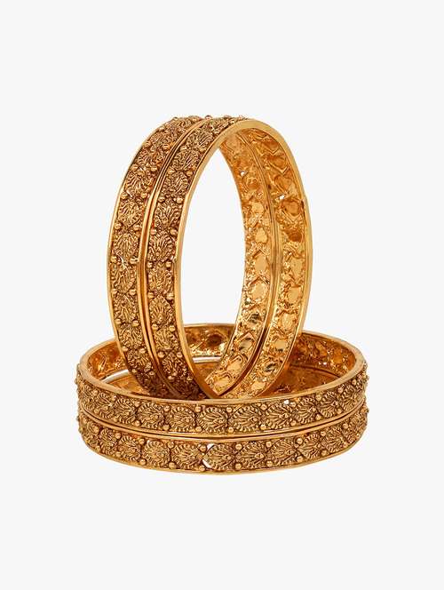 gold plated bangles - 17029737 - Very Small Image - 1