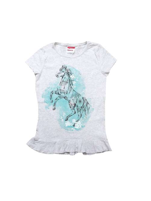 white cotton regular tee - 17100725 - Very Small Image - 1